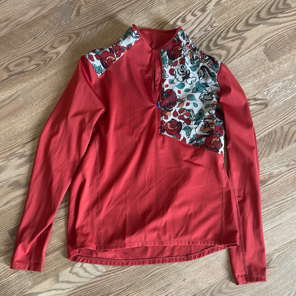 Floral Red Women's Top